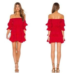 Lovers + Friends Red Palmer Dress
